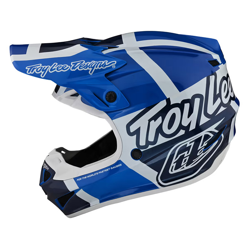 Troy Lee Designs SE4 Polyacrylite Quattro Bimbo blu