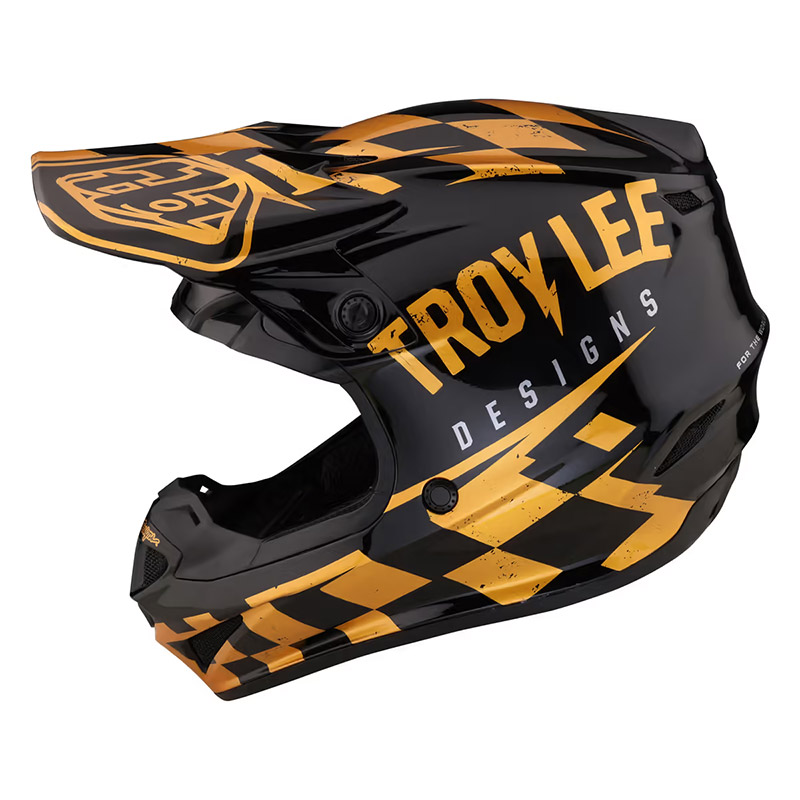 Troy Lee Designs SE4 Polyacrylite Race Shop nero