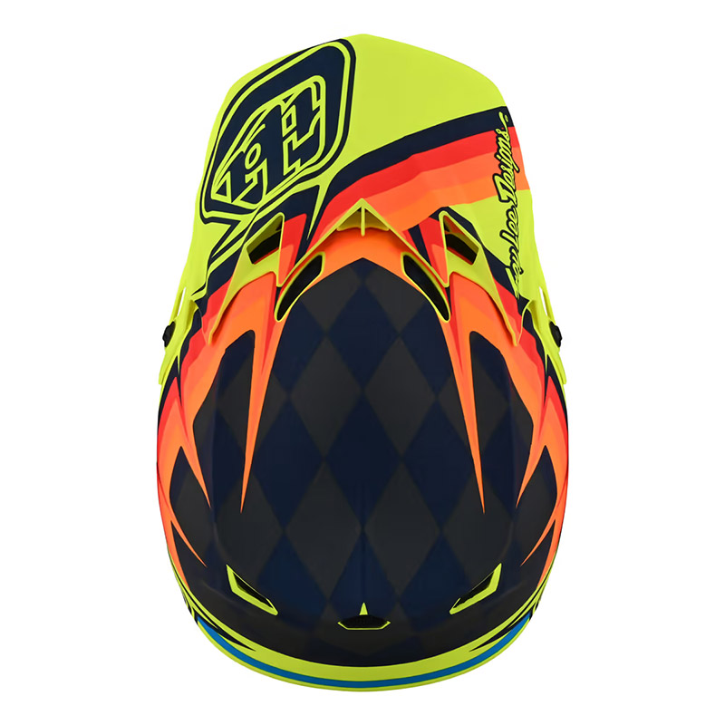 Troy Lee Designs SE4 POLYACRYLITE Casco Moto Integrale Con MIPS - Leggero E Ventilato Per Motocross Ed Enduro