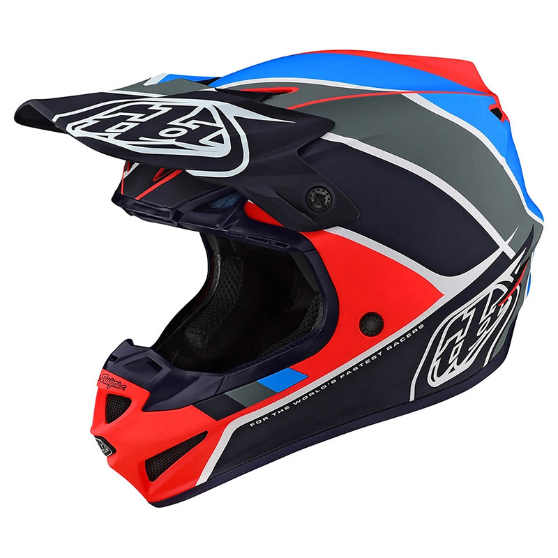 Troy Lee Designs SE4 Polyacrylite Beta Bimbo arancio