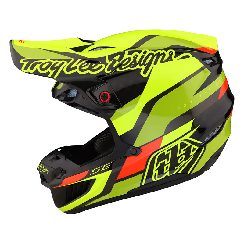 Troy Lee Designs Se5 Carbon Omega Helmet Yellow TLD-17294100 Offroad  Helmets