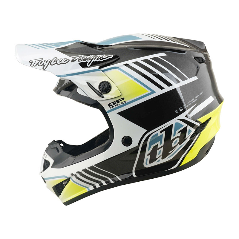 Casque Troy Lee Designs Youth GP Pro Segment gris
