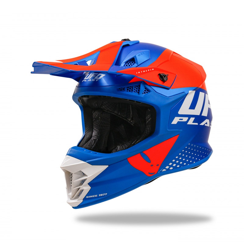 Casco Ufo Intrepid 2024 blu arancio