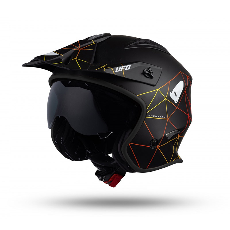 Casco Ufo Sheratan 21 Nero | MotoStorm