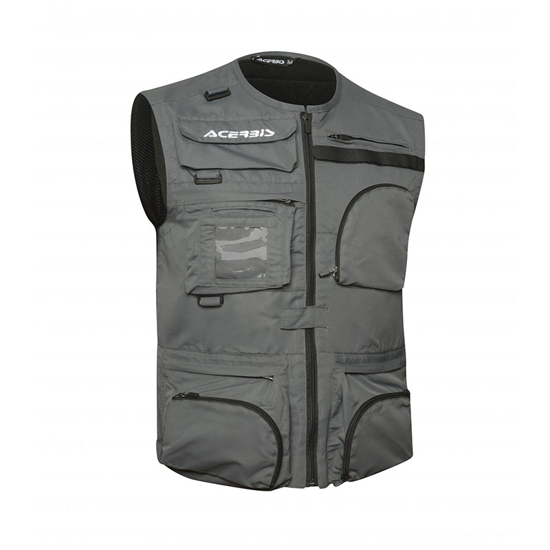 Gilet Acerbis Photographer grigio scuro