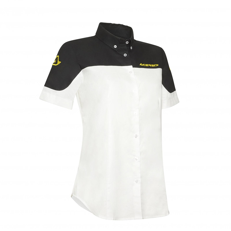 Acerbis Shirt Team Donna bianco nero