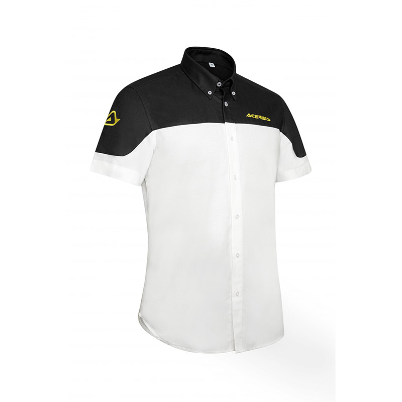 Acerbis Shirt Team bianco nero