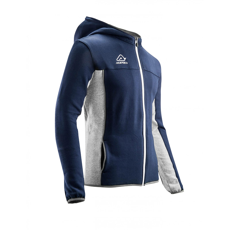 Acerbis Sweatshirt Belatrix Hoodie blu grigio