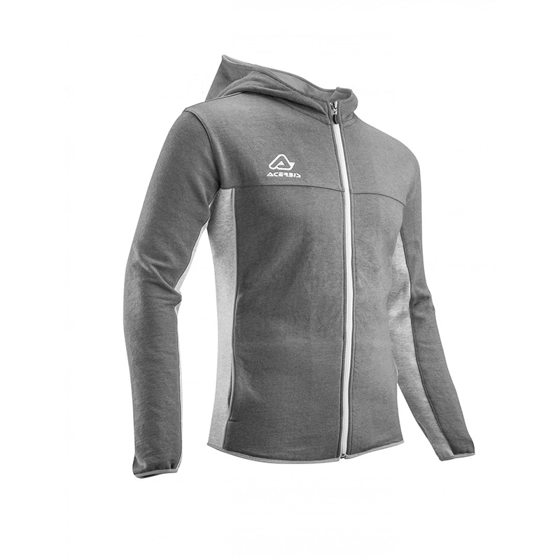 Acerbis Sweatshirt Belatrix Hoodie grigio bianco