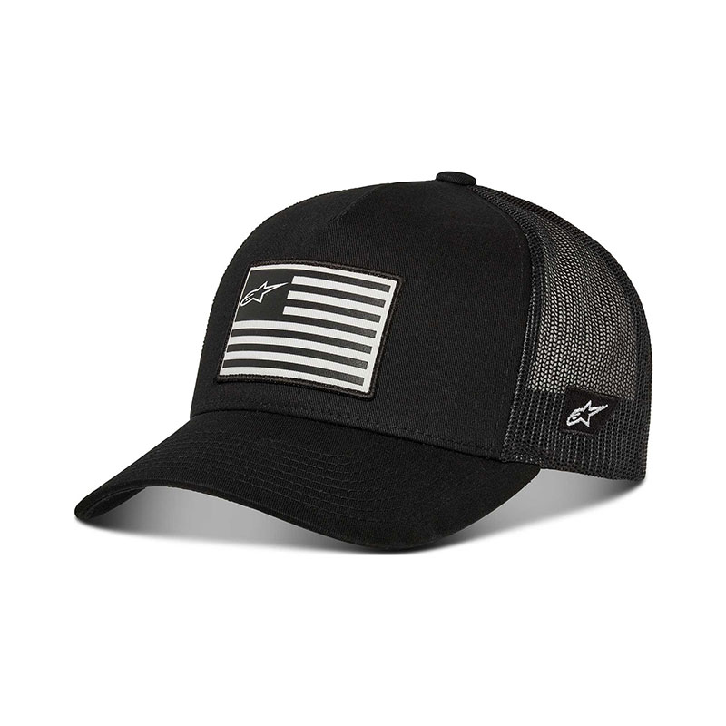 Cappellino Alpinestars Flag Snapback nero