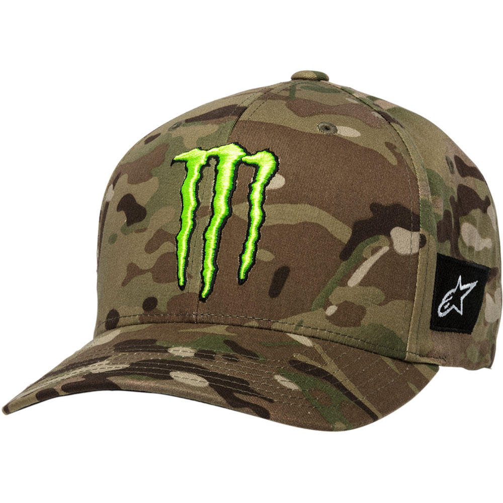 monster energy camo hat