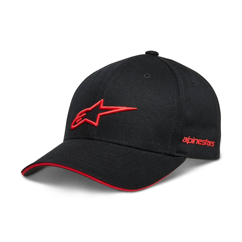 Cappellino Alpinestars Rostrum nero rosso