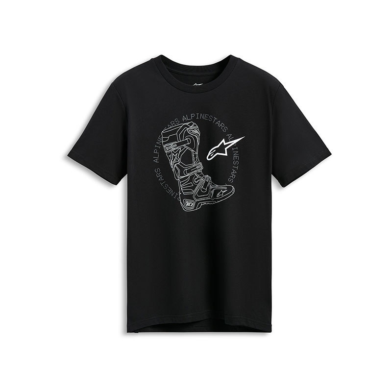 T Shirt Alpinestars Tech Boot SS CSF nero
