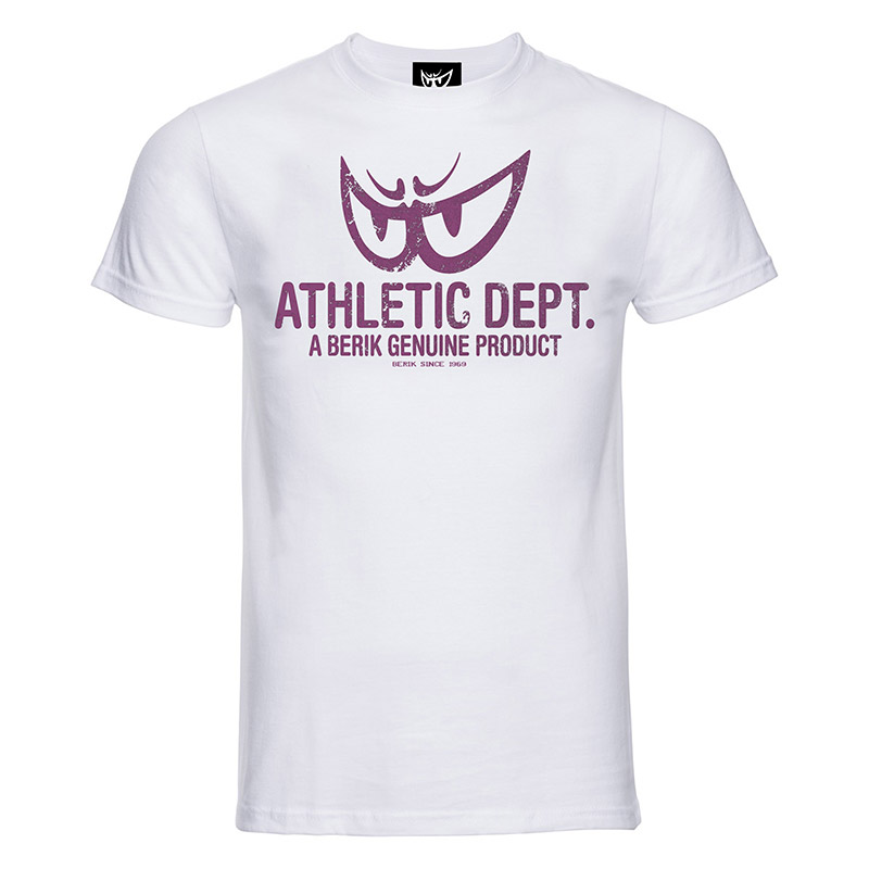 T Shirt Berik Tee 2.0 Athletic bianco viola