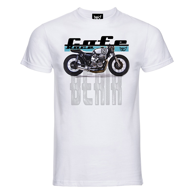 T Shirt Berik Tee 2.0 Cafè Racer blu