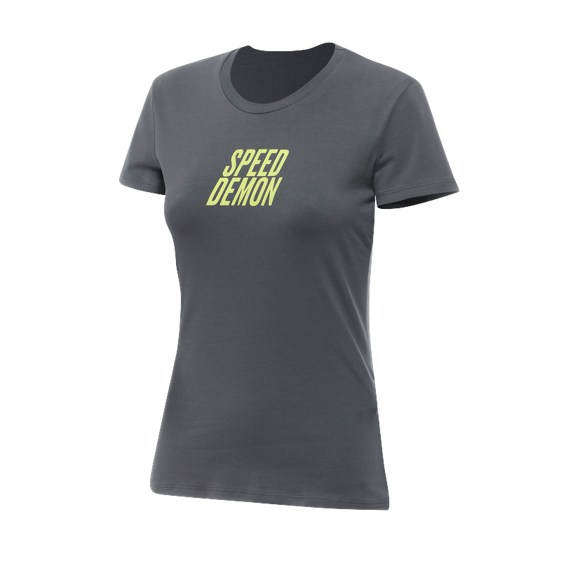 T-Shirt Donna Dainese Speed Demon Veloce grigio