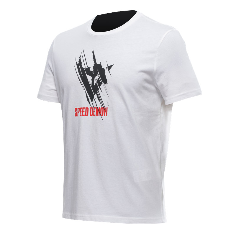 T Shirt Dainese Tarmac brillant bianco MotoStorm