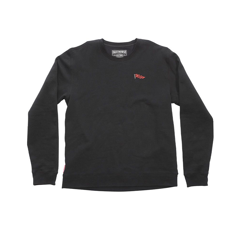 Felpa Fasthouse Flag Crew 24.1 nero
