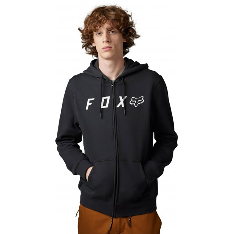 Felpa Fox Absolute Zip nero