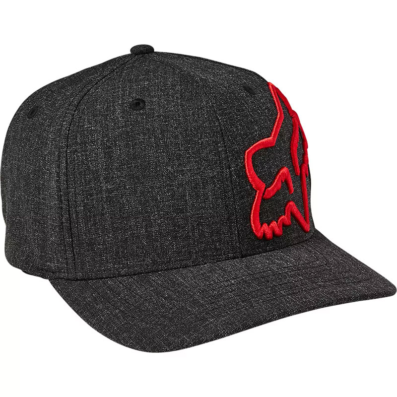 Gorro Fox Clouded Flexfit 2.0 negro rojo