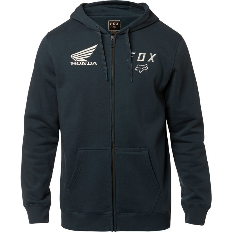 Felpa Fox Honda Zip blu navy