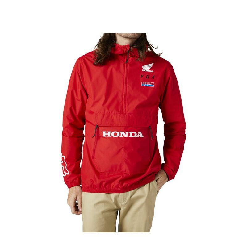 Veste Fox Honda Anorak rouge feu