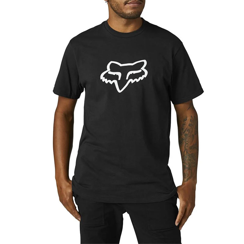 Fox Legacy Fox Head SS Tee nero bianco