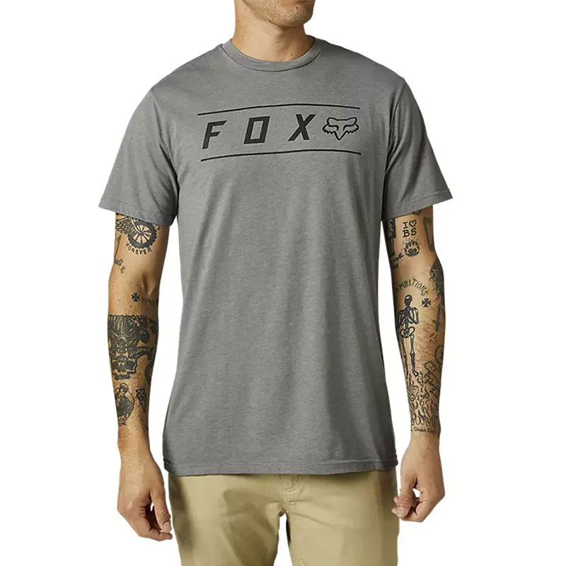 Fox Pinnacle SS Premium Tee heather graphite