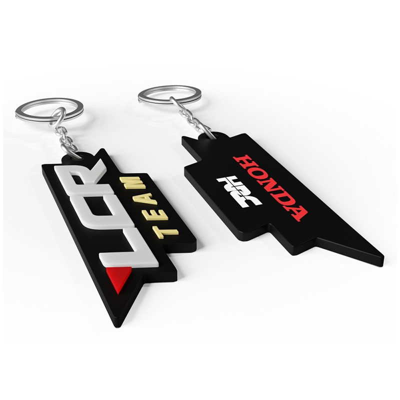 PC3 LCR Honda 22 Schlüsselanhänger schwarz weiß rot