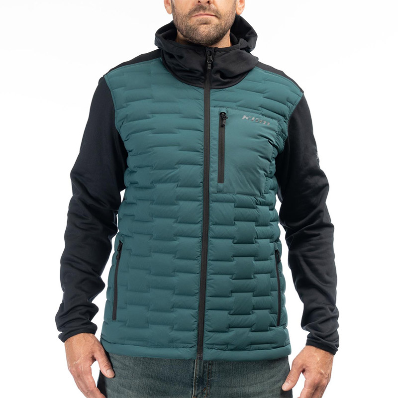 Klim Boulder Stretch Down Hybrid Hoodie blu