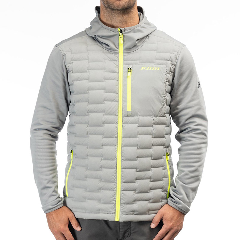 Klim Boulder Stretch Down Hybrid Hoodie monument