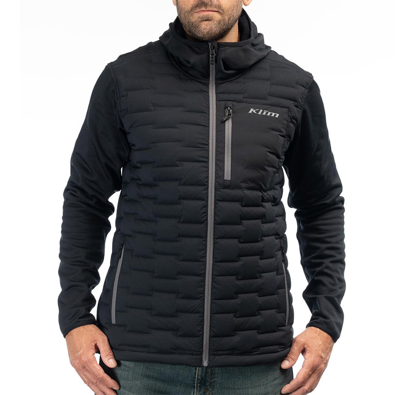 Klim Boulder Stretch Down Hybrid Hoodie nero