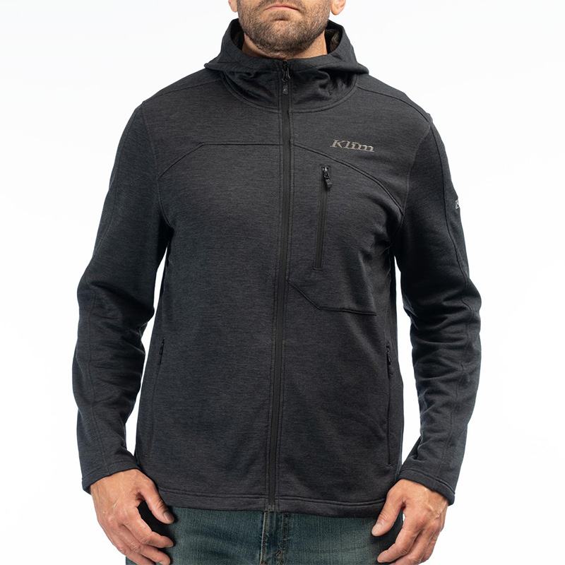 Felpa Klim Echo Wool Fleece nero