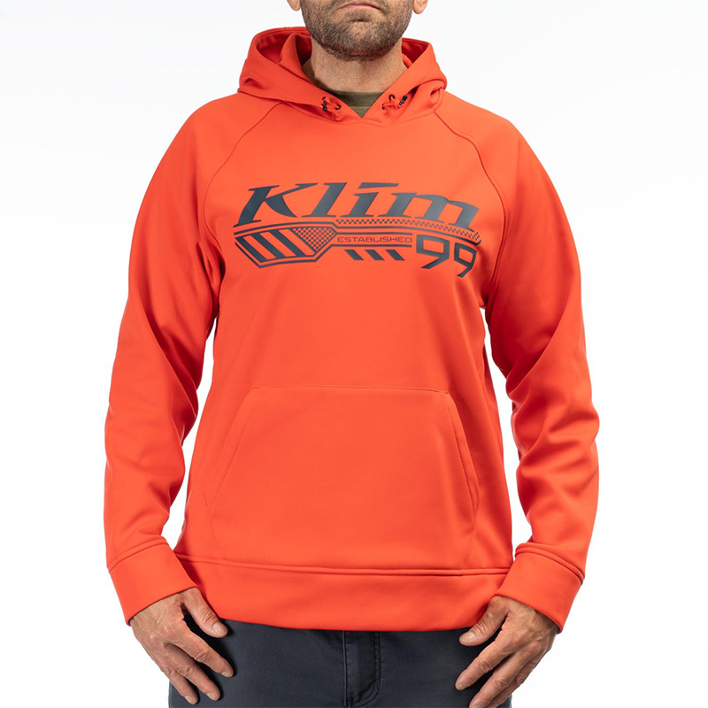 Felpa Klim Foundation Pullover arancio rosso