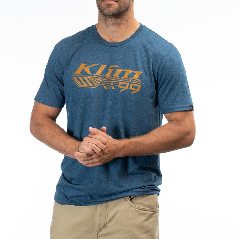 Maglia Klim Foundation Tri-Blend blu