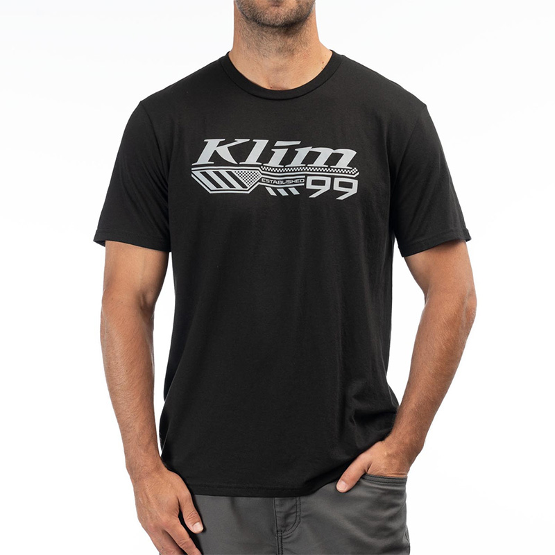 Maglia Klim Foundation Tri-Blend nero