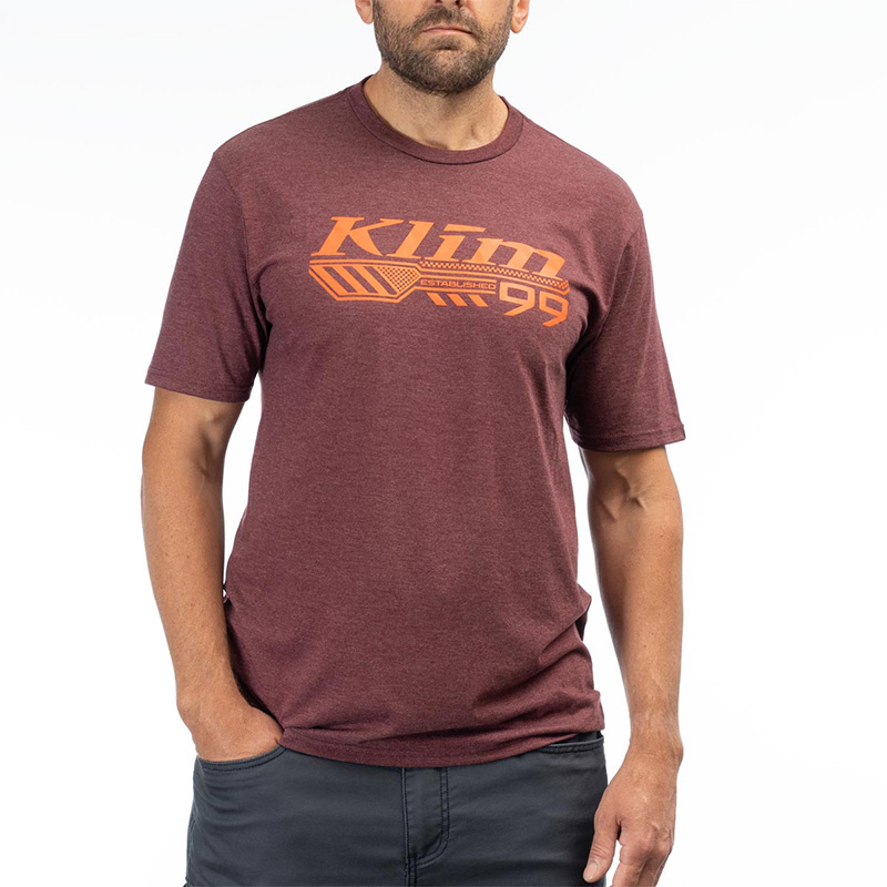 Maglia Klim Foundation Tri-Blend rosso