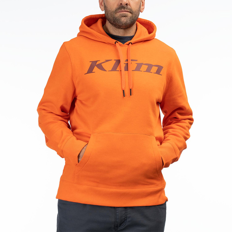 Felpa Klim Pullover Hoodie arancio