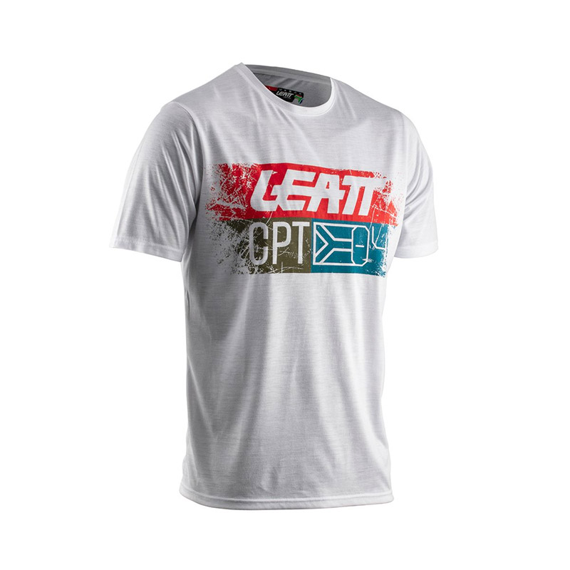 T Shirt Leatt Core bianco