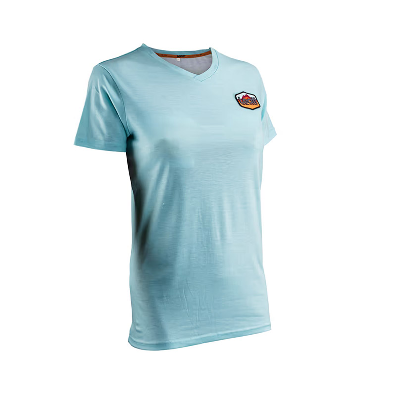 T Shirt Donna Leatt Premium V.24 azzurro