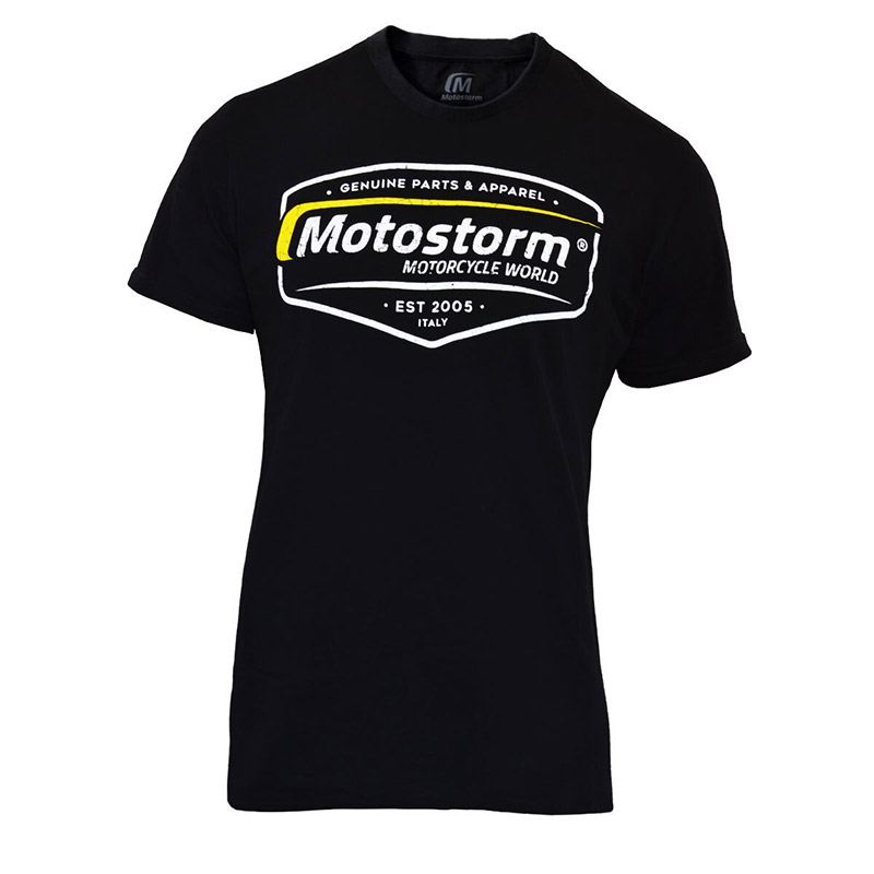 Camiseta Motostorm vintage logo negro