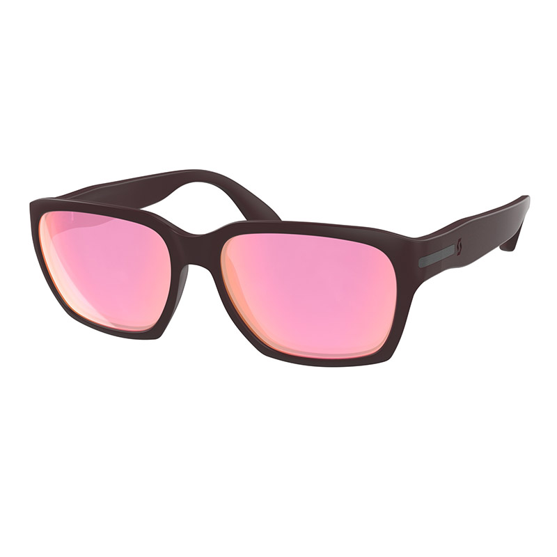 Scott C-note Sunglasses Maroon Red Pink