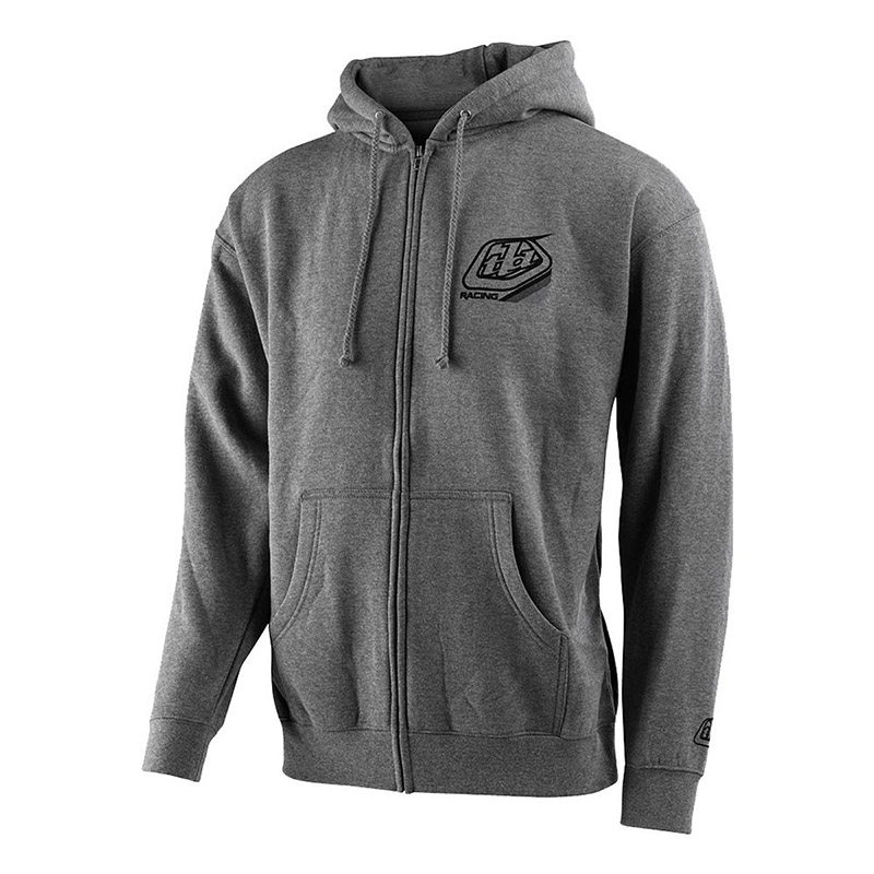 Felpa Troy Lee Designs Mix Zip Up grigio