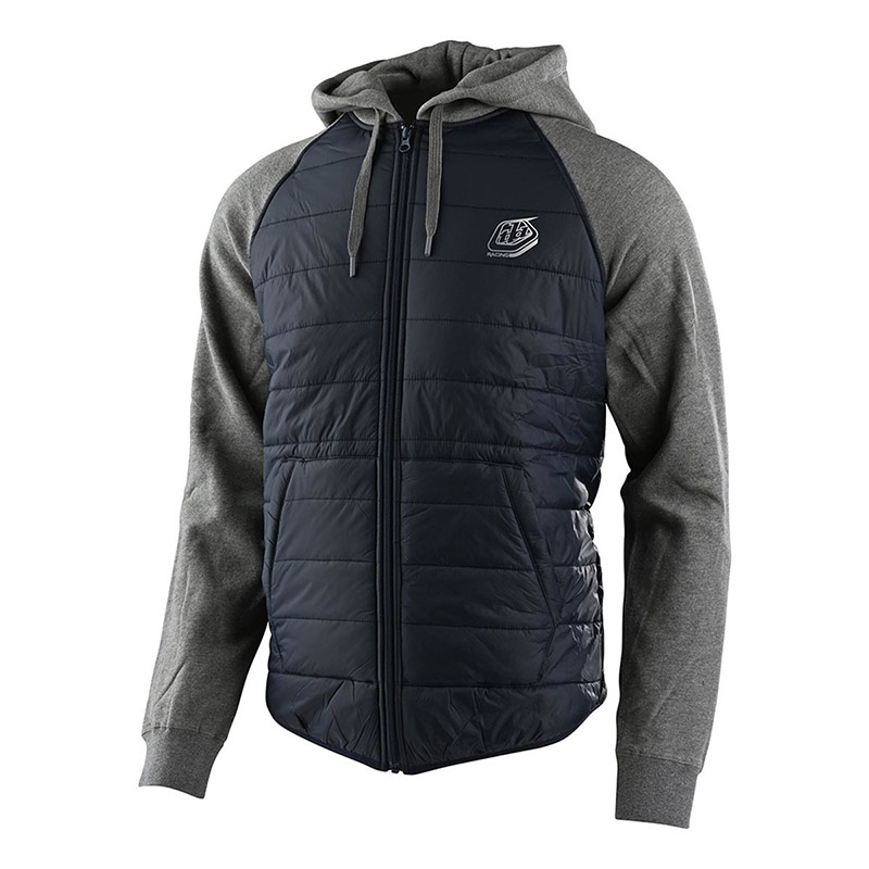 Felpa Troy Lee Designs Racing Quilted Zip Up navy