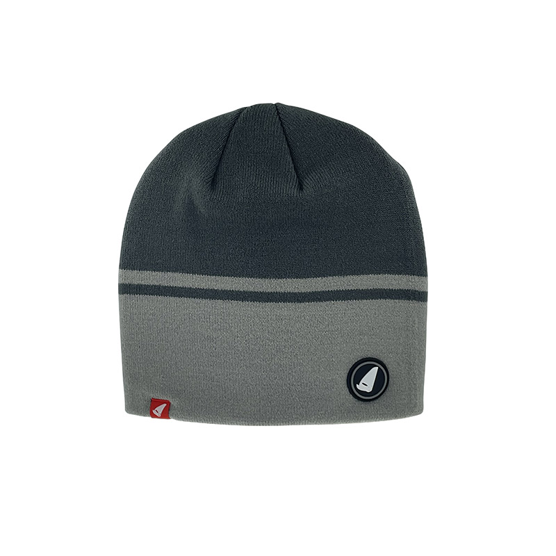 Ufo Plast Logo Beanie grigio navy