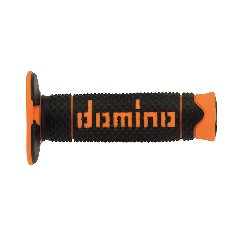 Coppia Manopole Domino A26041C DSH nero arancio