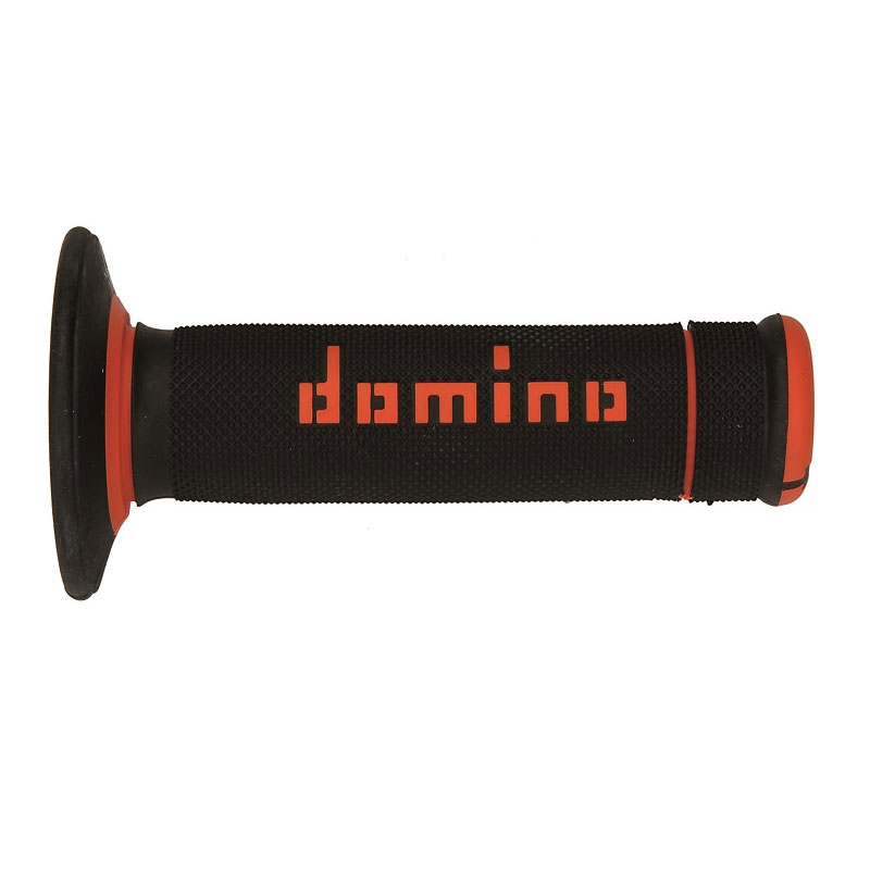 Coppia Manopole Domino X-Treme nero arancio