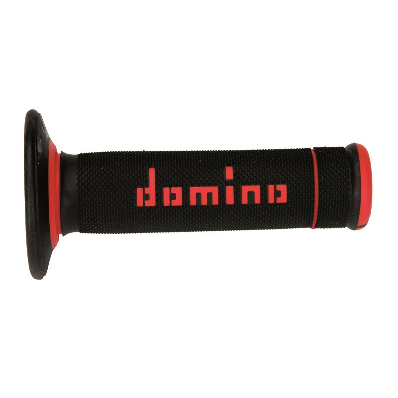 Coppia Manopole Domino X-Treme nero rosso