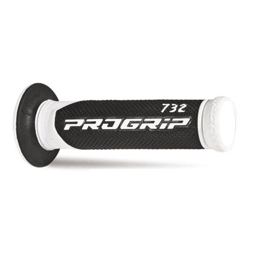 Manopole Progrip 732 Open End nero bianco