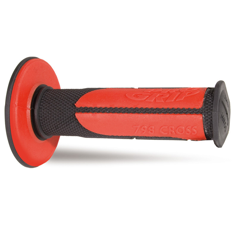 Manopole Progrip 798 Double Density Closed End rosso